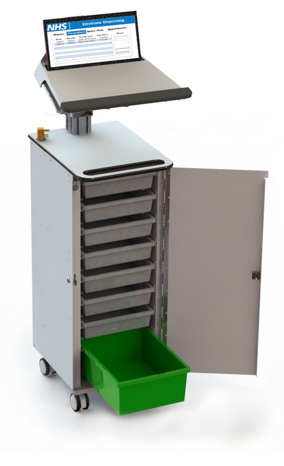 Laptop Cart Medication administration Hygia MedStore Laptop Cart