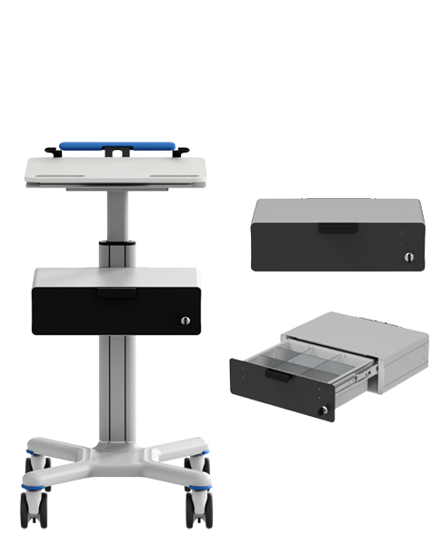 Multix X1P-aluminium drawer