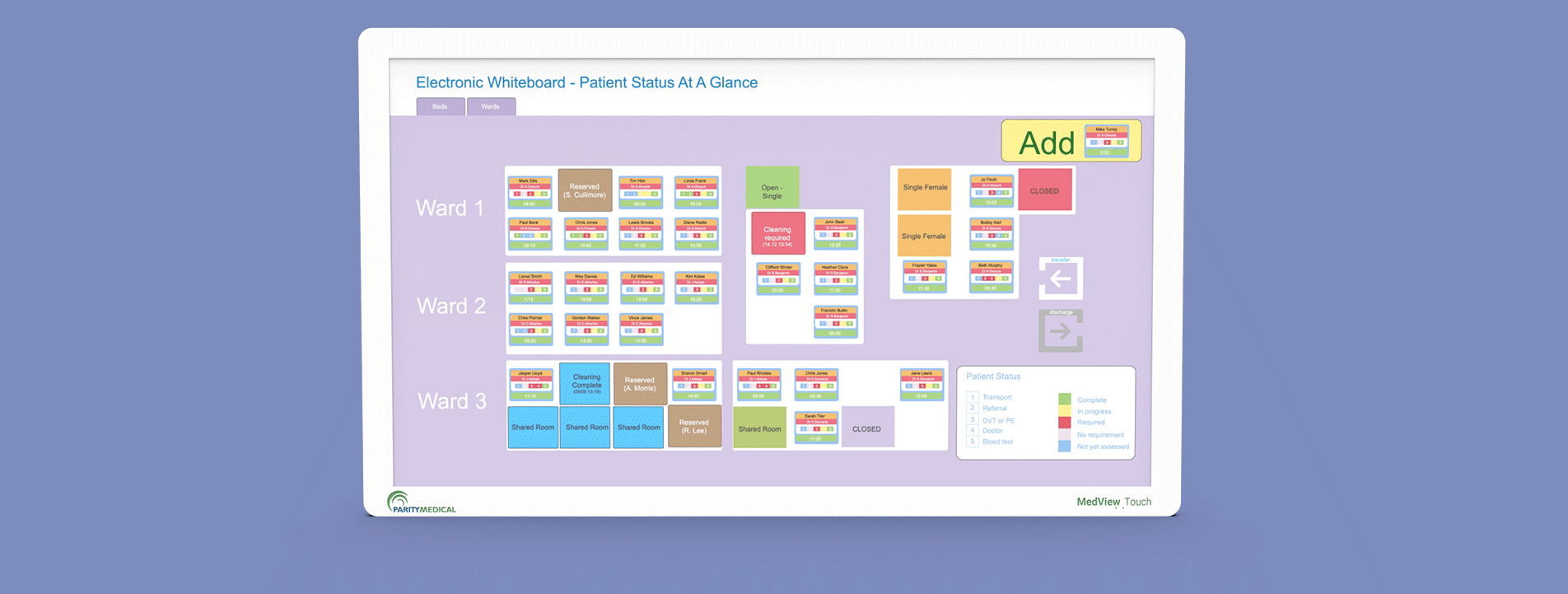 MedView application - electronic whiteboarding