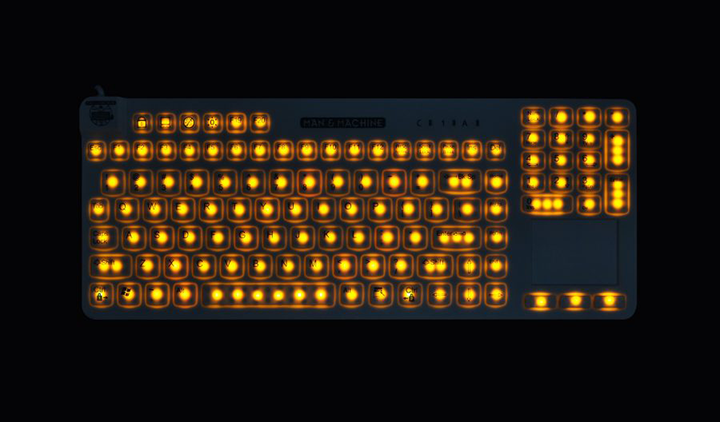 Man & Machine Really Cool Touch Keyboard - Backlight