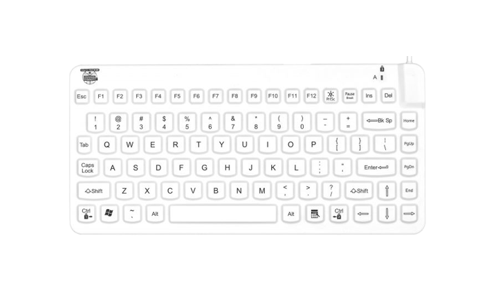 Man & Machine Slim Cool Keyboard White - Top