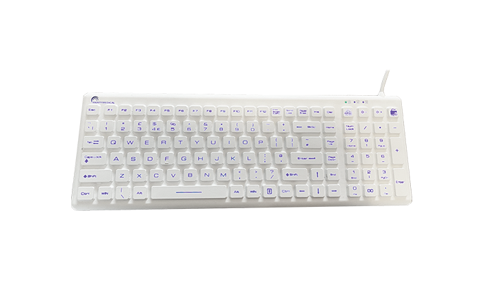 QuickClean IP68 Keyboard Backlit Keys