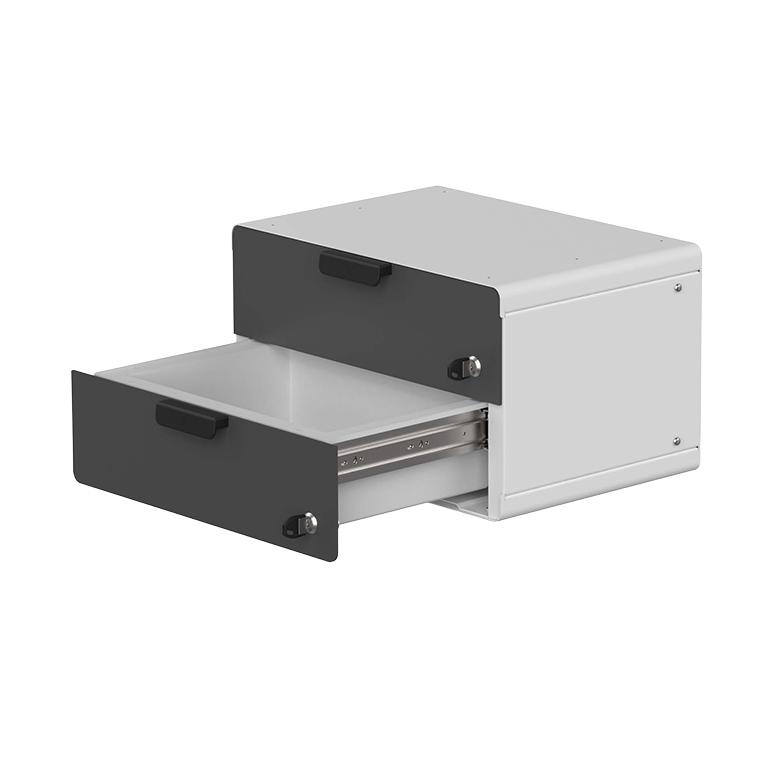 Multix double drawer - open