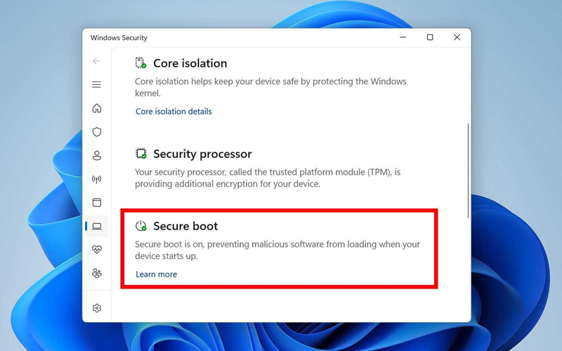 BIOS update - Secure Boot Policy Change