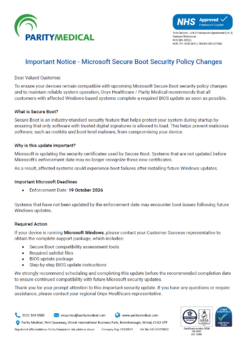 BIOS update - Secure Boot Policy Change
